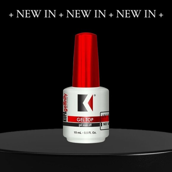 NEW!! KUPA GelFinity No Wipe UV/LED Gel TopCoat 15ml/0.5oz Soak Off Clear Sealer - Picture 4 of 4